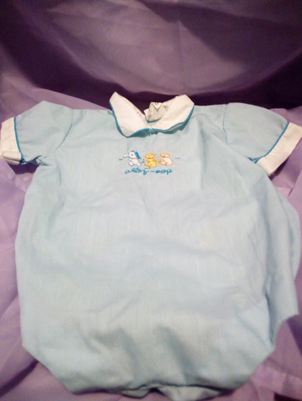 Vintage Nannette Boys Alley-Oop One Piece Outfit 0-3Months?